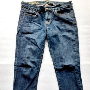 J. Crew Womens Jeans Toothpick Skinny Stretch Dark Wash Size 29